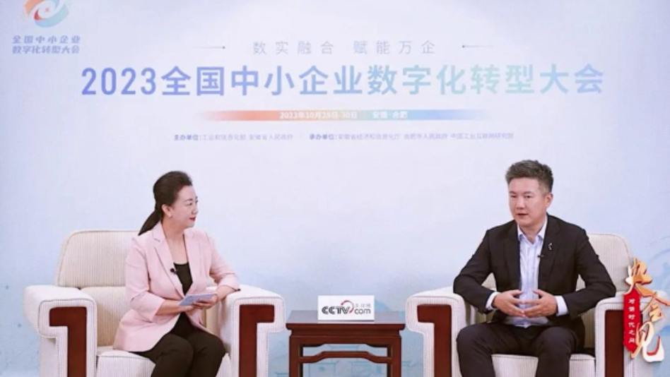 央视网专访金蝶章勇:为中国企业提供世界级的产品